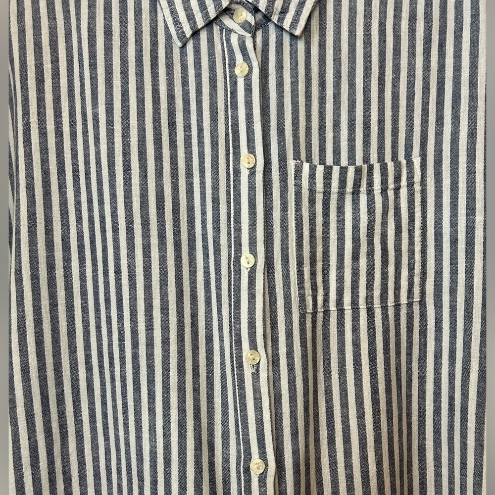 ORVIS Women’s Short Sleeve Linen Blend Button Down Shirt Size S - Picture 7 of 11